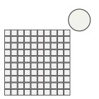 Мозаика Floor Gres B and W Marble White High Glossy Mosaico 3x3 30x30 767376