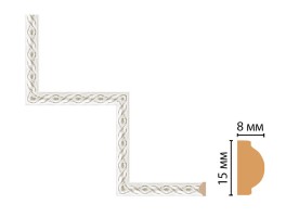 Декоративный угловой элемент Decomaster 130-1-42 (200x200 мм)