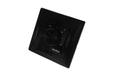 Терморегулятор электронный AURA LTC 030 черный