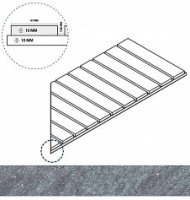 Решетка Genesis Х2 Silver Griglia Stream 10 Dx