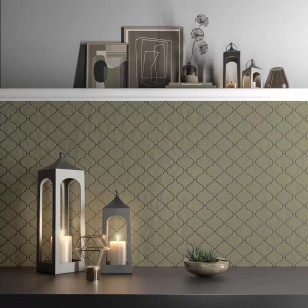 Керамогранит Kerama Marazzi Арабески Марокко Жёлтый Светлый Матовый 26x30 KM2630M0071N