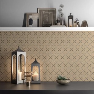 Керамогранит Kerama Marazzi Арабески Марокко Жёлтый Светлый Матовый 26x30 KM2630M0071N
