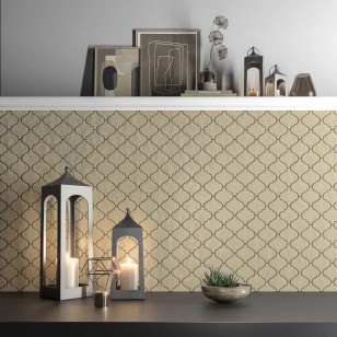 Керамогранит Kerama Marazzi Арабески Марокко Жёлтый Светлый Матовый 26x30 KM2630M0071N