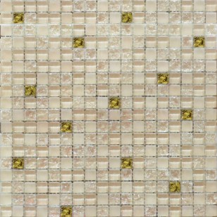 Мозаика Pixmosaic Glass Микс Молочный 30x30 МС 2020