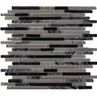 Мозаика Pixmosaic Камень и стекло из мрамора и стекла на сетке 28.6x30 PIX727