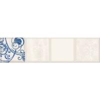 Плитка Eletto Ceramica Faenza Cobalt Ornament Frise 2 15.6x63 настенная 586832004