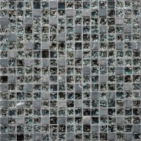 Мозаика Pixmosaic Glass Серая 1.5x1.5 30x30 GS089B