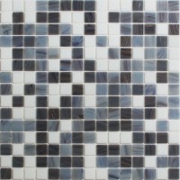 Мозаика Pixmosaic Glass Микс Серый 2x2 32.7x32.7 ЕАЕ