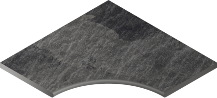 Бортик Materia X2 Titanio Bor. Ang. Round 30