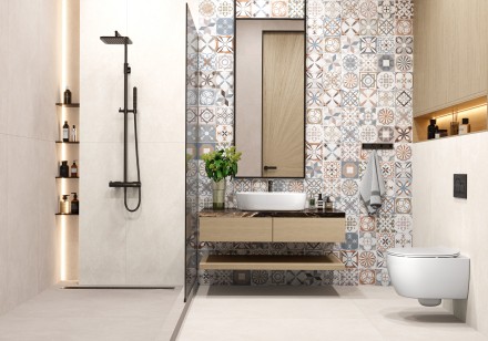 Керамогранит Alma Ceramica Beton Pro Матовый 60x120 GFU60120BTP47R