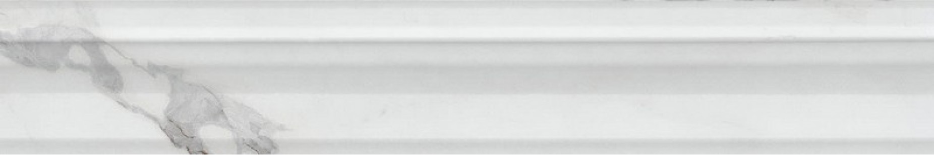 Бордюр Kerama Marazzi Коррер Багет белый глянцевый обрезной 5x30 BLC038R