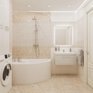Декор Global Tile Gestia Бежевый 27x40 V9GE3301TG
