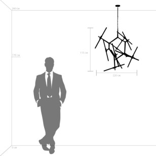 Люстра подвесная Lightstar Struttura 742207