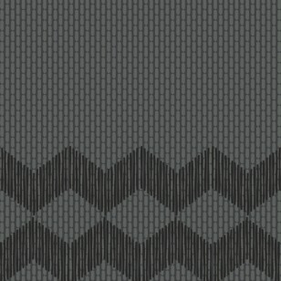 Керамогранит Mutina Tape Zigzag Half Black 20.5x20.5 RETA47