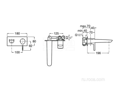 Смеситель для раковины Roca Insignia 5A353ACN0