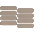 Мозаика Italgraniti Nuances Cipria Mosaico Ovale 19.5x37 NU07MOV