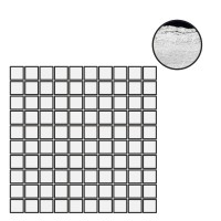 Мозаика Floor Gres B and W Marble Flow Mat Mosaico 3x3 30x30 767391