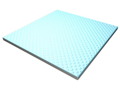 Pool Tile Border Light Blue Waffle
