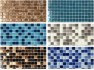 Мозаика Pixmosaic Прессованное стекло из стекла на бумаге 31.6x31.6 PIX127