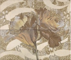Панно Latina Ceramica Frades Conjunto Floral Beige 50x60