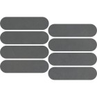 Мозаика Italgraniti Nuances Nero Mosaico Ovale 19.5x37 NU04MOV