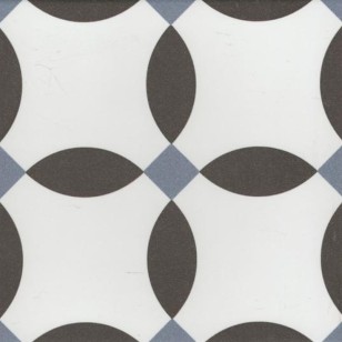 Керамогранит Revoir Paris La Madeleine Chere Noir 20x20 VVS2020_019