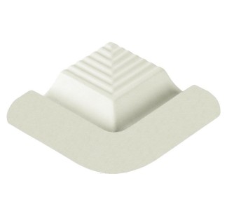 Pool Tile External Corner Beige Rounded