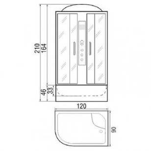 Душевая кабина River Desna 10000001761