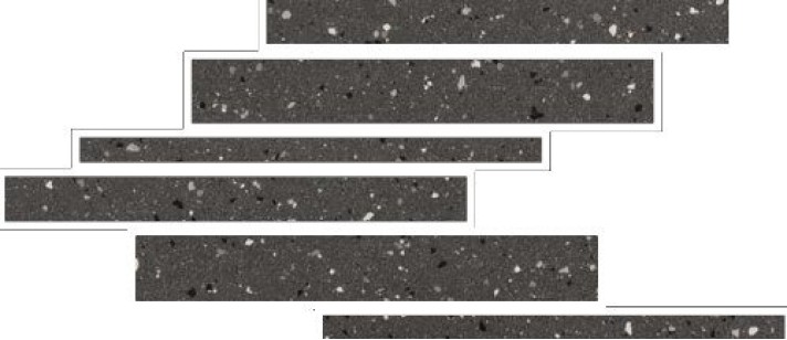 Декор Floor Gres Earthtech Carbon Flakes Glossy Bright Modulo Listello Sfalsato 21x40 772432