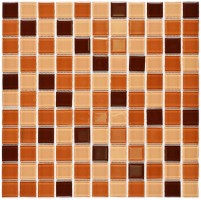 Стеклянная мозаика Bonaparte Coffee Mix 2.5x2.5 30x30