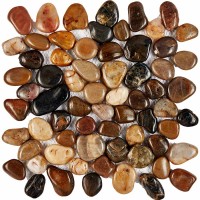 Мозаика Pixmosaic Галька из гальки MIX Stone на сетке 30.5x30.5 PIX266