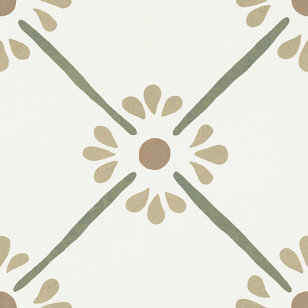 Керамогранит Harmony Provenza Green Flower 22.3x22.3 37788