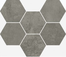 Мозаика Italon Terraviva Dark Hexagon 25x29 620110000110