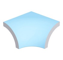 Уголок Pool Tile Radial Internal Corner Light Blue Anti-Slip