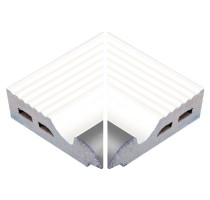 Специальный элемент Pool Tile Internal Corner White with Grey Marker