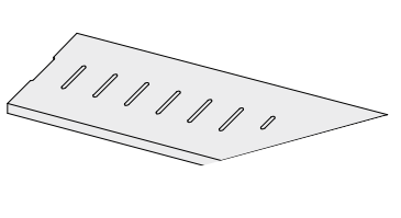 Решетка La Fabbrica Hurban Griglia Angolo Dx Ocra 20 mm 20x100 177468