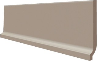 Плинтус Rako Taurus Color серо-коричневый с закруглением 8x30 TSPJB025
