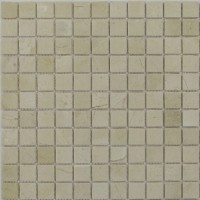 Мозаика Caramelle Mosaic Pietrine 7 mm Crema Marfil Pol 30.5x30.5