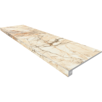 Комплект Estima Marble Onlygres MOG301 (Ступень 33x120 полированная (прямоугольный бортик) без насечек + Подступенок 14.5x120)