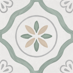 Керамогранит Harmony Sirocco Green Petals 22.3x22.3 36157