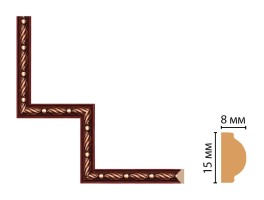 Декоративный угловой элемент Decomaster 130-1-52 (200x200 мм)