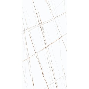 Спеченный камень Delfone Laurent Gilded White 3 mm 120x270