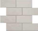 Мозаика Estima Luna White Bricks Big неполированная 28.6x35 LN00/TE00