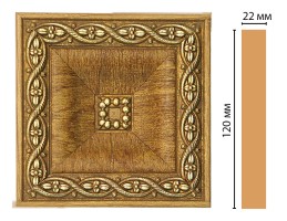 Вставка цветная Decomaster D208-4 (120x120x22 мм)