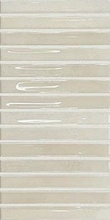 Плитка DNA Tiles Flash Bars Ivory 12.5х25 настенная 133471