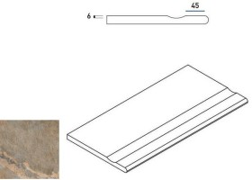 Бортик Italon Magnetique X2 Dark Bor. 30x60 Svasato Round 620090000212
