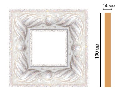 Вставка цветная Decomaster 157-2-19 (100x100x14 мм)