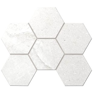 Мозаика Estima Kailas Ivory Hexagon неполированная 25x28.5 KA00