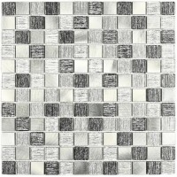 Стеклянная мозаика Bonaparte Trend Silver 2.3x2.3 30x30