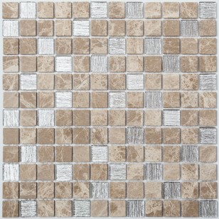 Мозаика NSmosaic Stone Series камень матовый 2.3x2.3 29.8x29.8 K-754